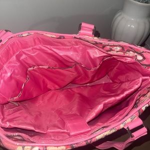 Barbie Pink floral shoulder bag